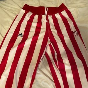 IU candy stripe pants